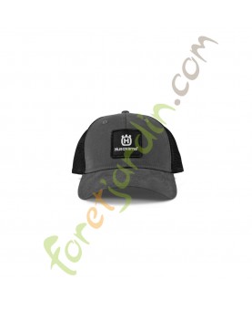 Casquette avec filet grise