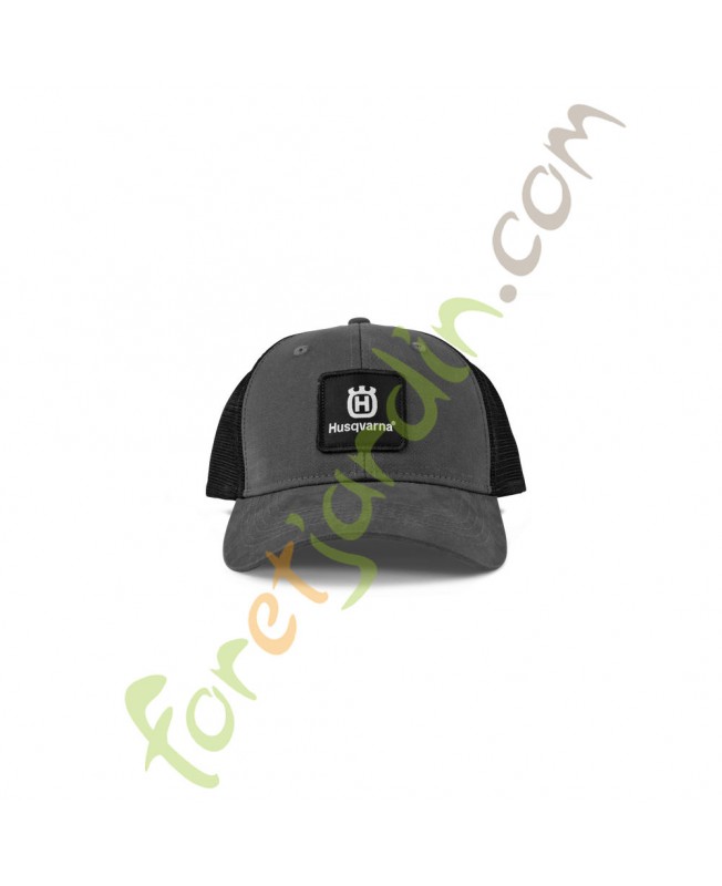 Casquette avec filet grise