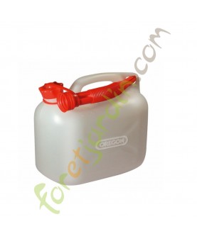 Bidon essence blanc 5 L