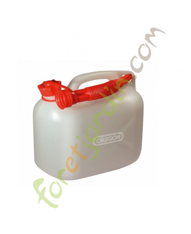 Bidon essence blanc 5 L