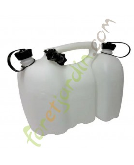 Bidon double réservoir