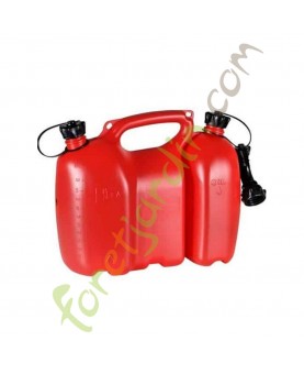 Bidon double réservoir