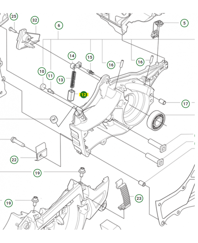 guide de ressort husqvarna référence 537210701