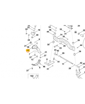 Segment dente stihl référence 61407803600