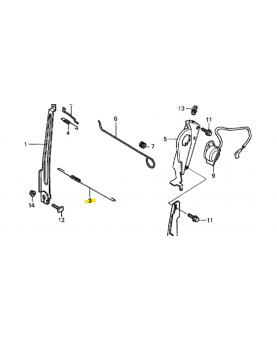 Ressort de regulateur réf. Honda 16561ZL8000