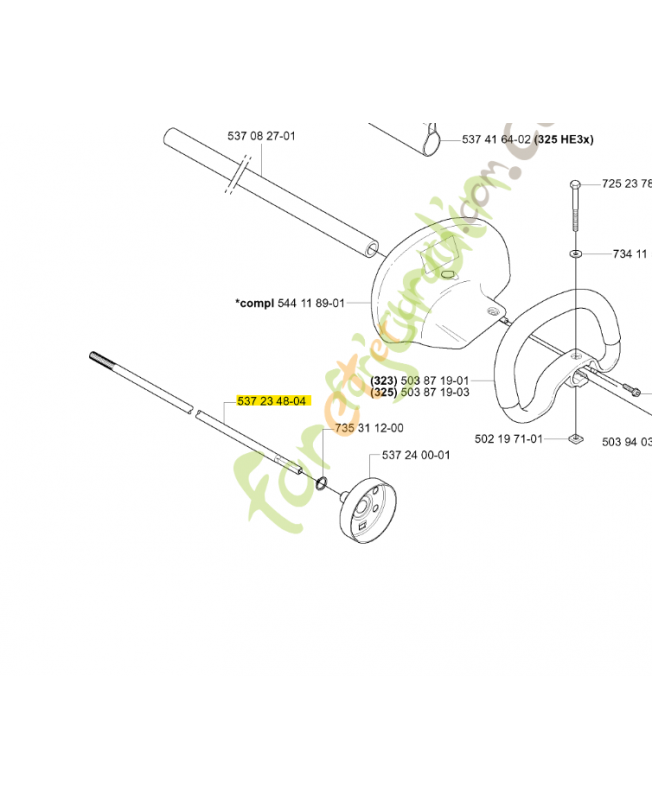 arbre husqvarna 537234804
