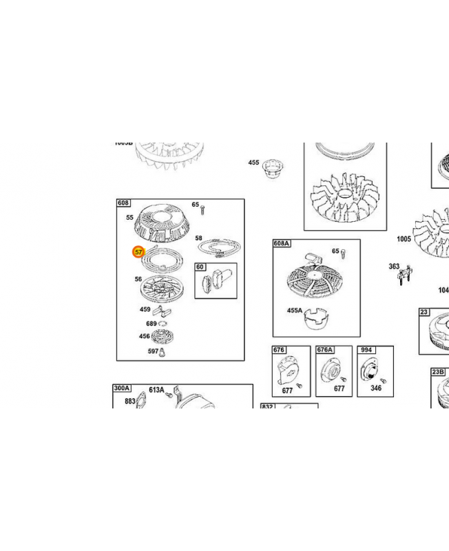 695131 Ressort de demarreur