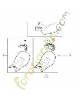 Plaque signaletique hse 71 référence 4812-967-1808