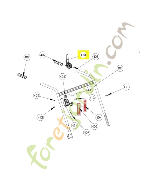 Levier embrayage référence K307010018