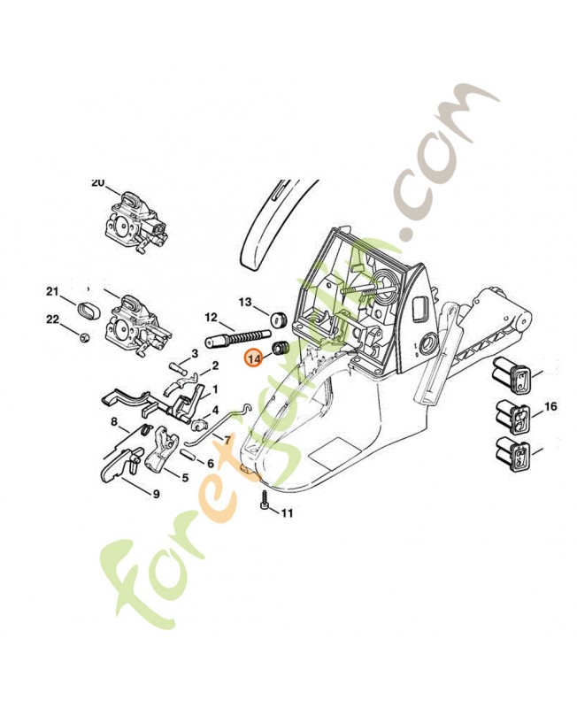 Douille stihl référence 1122-182-0700