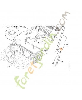Ressort d'encliquetage stihl référence 4860-731-9401