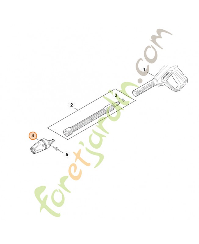 Buse multifonction stihl référence RA01-530-0700