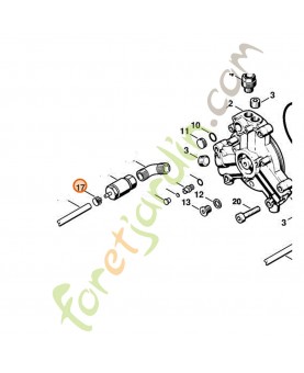 Collier de serrage stihl référence 9771-021-4660