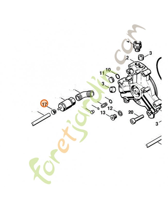 Collier de serrage stihl référence 9771-021-4660