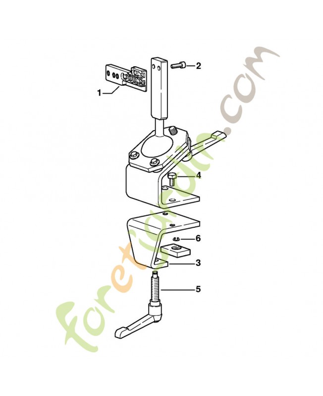 Chevalet de montage complet référence 5910-890-3101