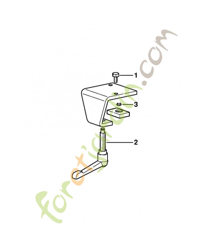 Plaque fixation complète référence 5910-850-2100