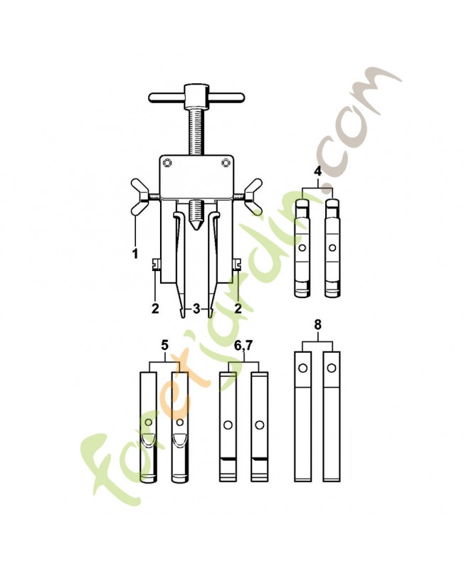 Dispositif d'extraction référence 5910-890-4400