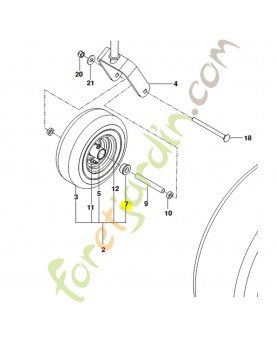 Bague de roue husqvarna référence 576617801