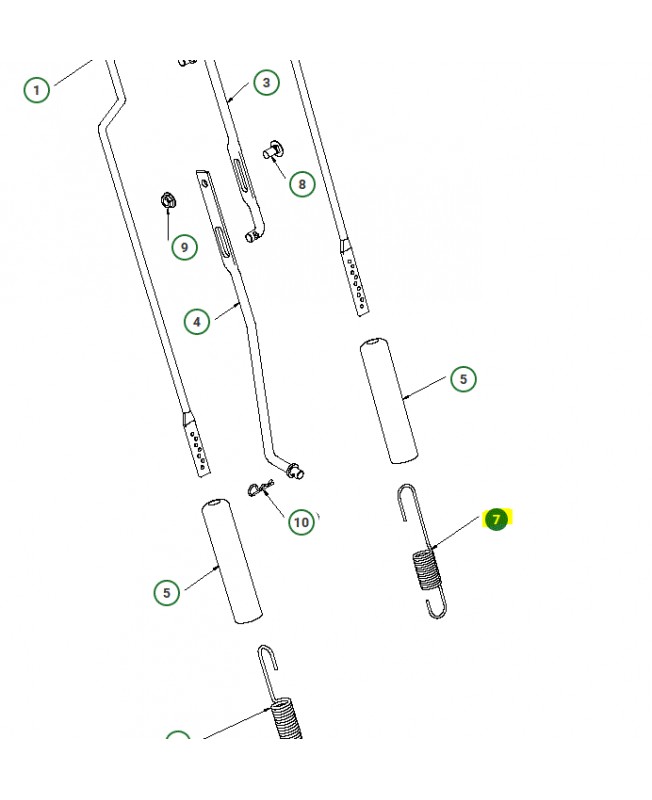 Ressort husqvarna référence 580802101