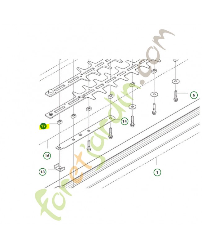 Rondelle d espacement husqvarna référence 592638901
