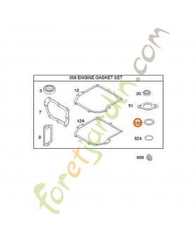 271139s Joint filtre a air 0003-000-0044. Pièce de rechange pour moteur thermique Briggs et Straton