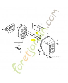 Goujon, 6x90 réf. Honda 90013ZE6710