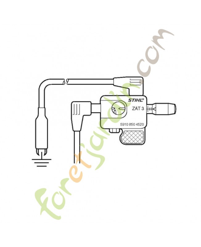Appareil de contrôle ZAT 3 pour dispositif d'allumage