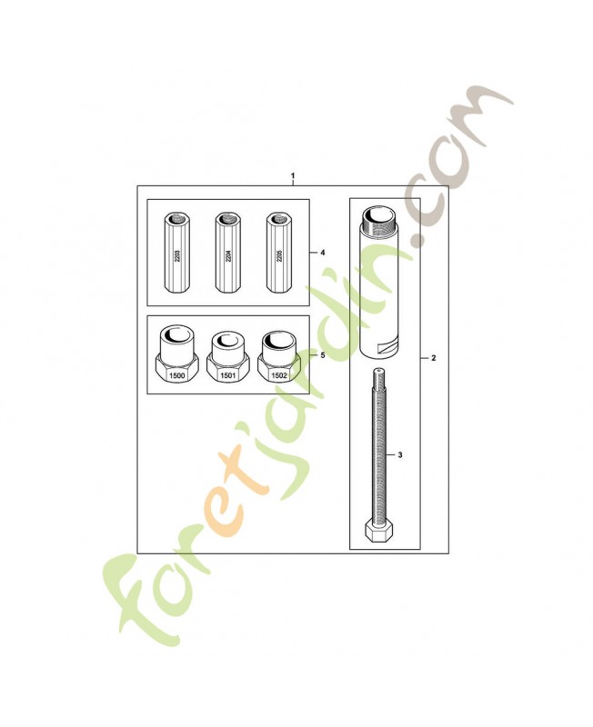 Outil de montage AS  référence 5910-850-5220