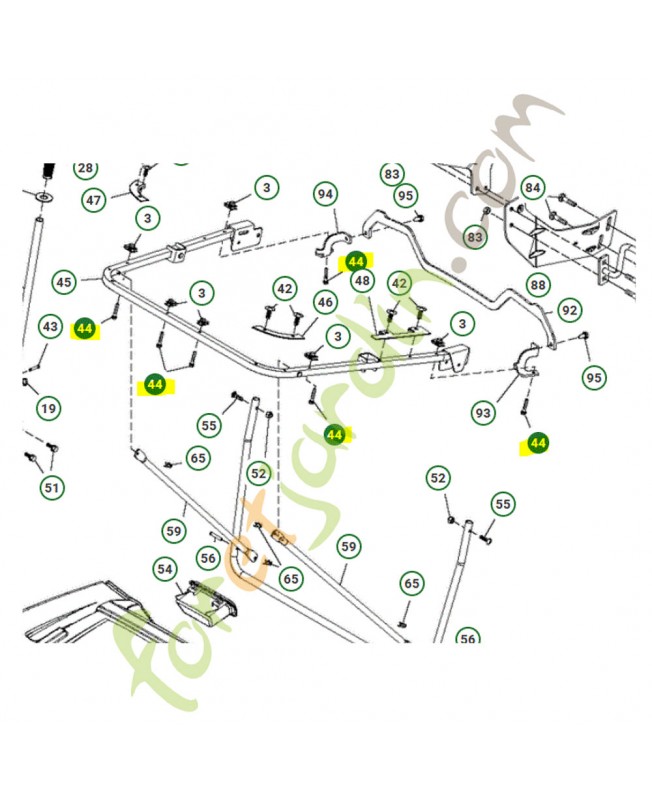 Vis fixation husqvarna référence 532199687