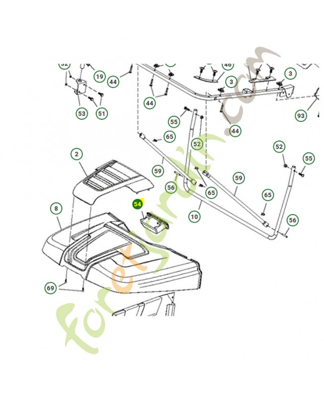 Poignée husqvarna référence  583827701
