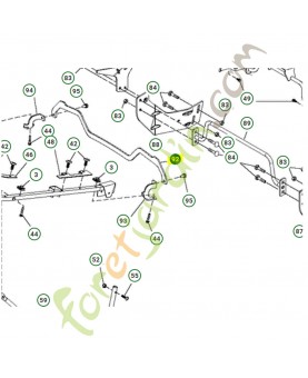 Support husqvarna référence 586052302