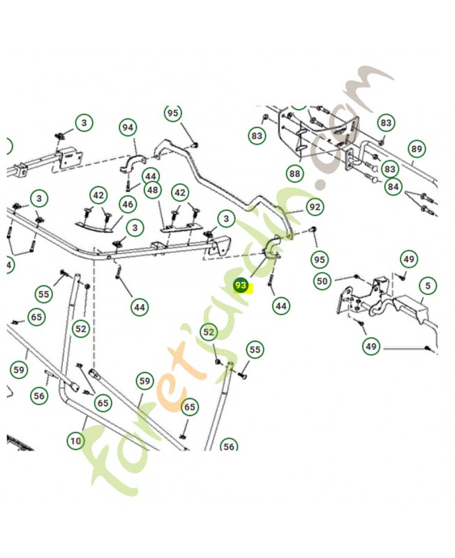 Support husqvarna référence 586052402