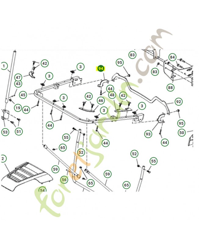 Support husqvarna référence 586052502