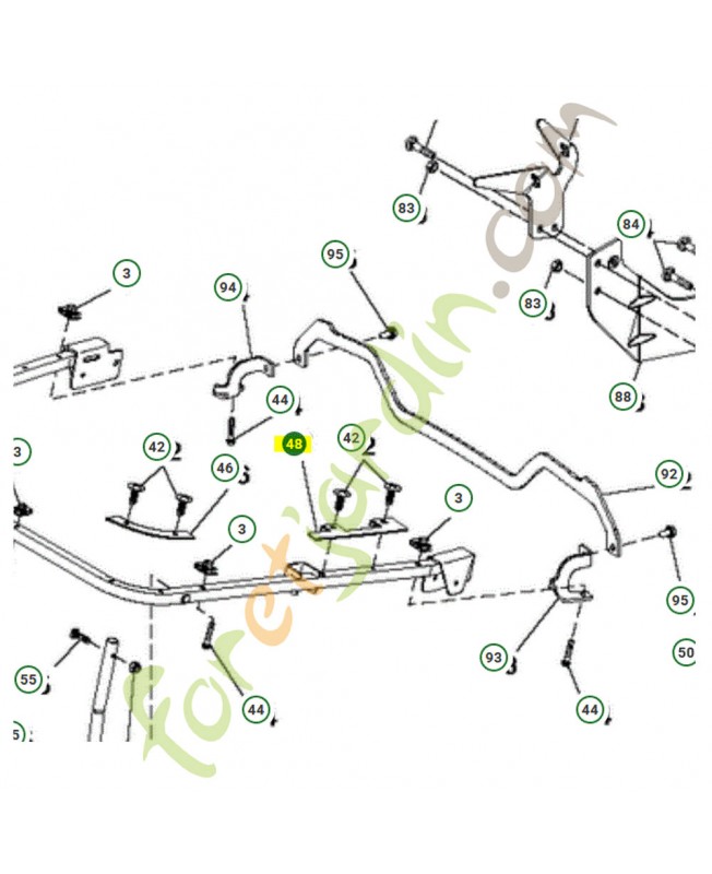 Support husqvarna référence 583573101
