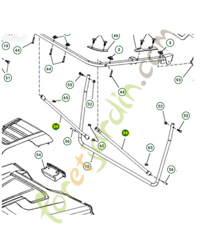 Barre husqvarna référence 583826601