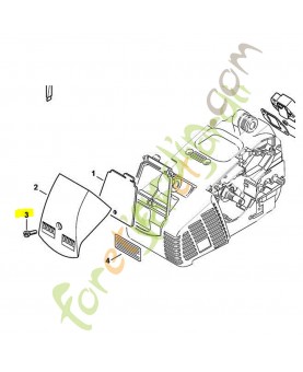 Vis m5x18 stihl référence 0000-951-1101