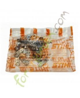 Jeu de pièces de chaîne stihl référence 3690-660-6000