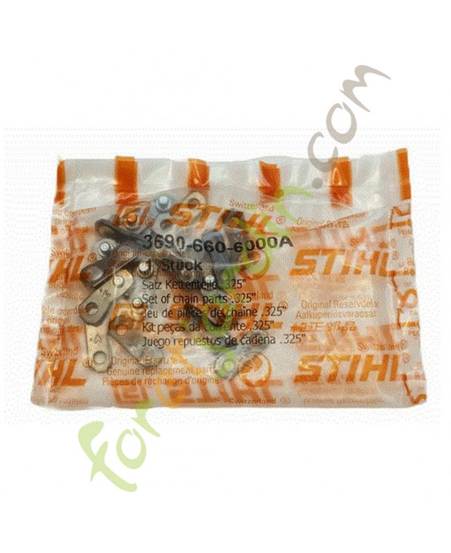 Jeu de pièces de chaîne stihl référence 3690-660-6000