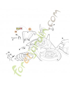Volet stihl référence 6165-700-2702