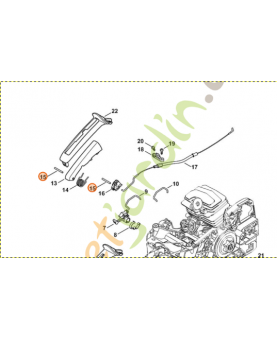 Aiguille 3x25,8 stihl référence 9517-003-0650