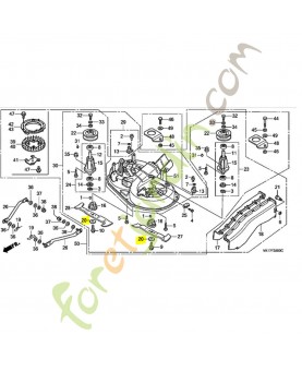Cache-poussiere réf. Honda 80279VK1003