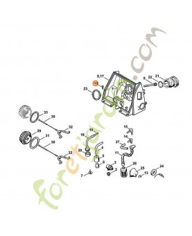 Vis cylindrique ktx10 stihl référence 9104-003-0650