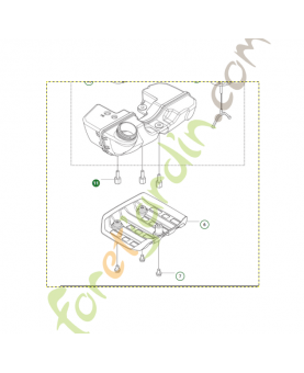 VIS PIVOT husqvarna 587615601