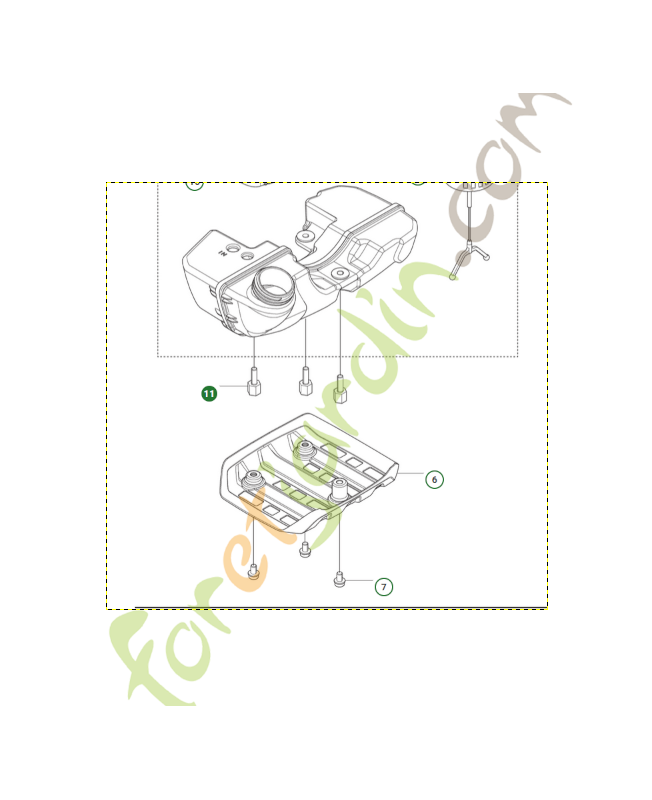 VIS PIVOT husqvarna 587615601