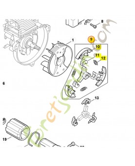 Embrayage stihl référence 4137-160-2004