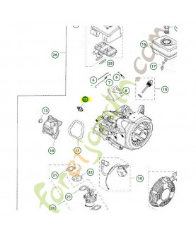 Bougie d'allumage husqvarna référence 577473201