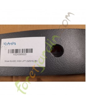 Lame droite soufflante kubota