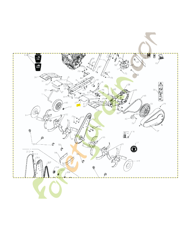 Carter husqvarna référence 577487901