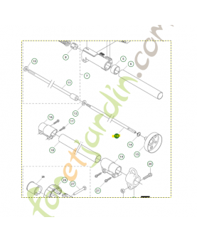 Arbre moteur husqvarna référence 537234806
