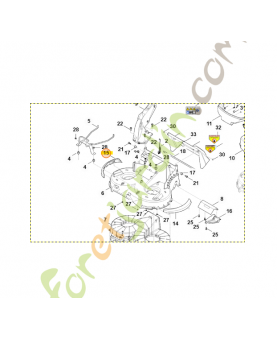 Baguette de protection stihl référence 6392-706-7305